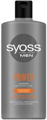 Syoss Men Power Shampoo 440ML, 6 набор упаковки цена и информация | Шампуни | 220.lv