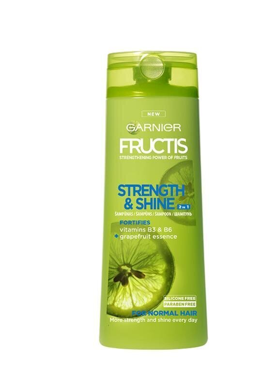 Garnier frctis šampūns normāliem matiem 2in1, 250 ml, 6 iepakojumi cena un informācija | Šampūni | 220.lv