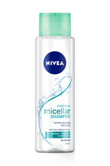 Nivea Micellar šampūns, 400 ml, 6 iepakojuma komplekts cena un informācija | Šampūni | 220.lv