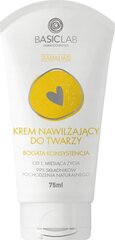 Mitrinošs sejas krēms BasiclabFamilias Cream, 75 ml cena un informācija | Sejas krēmi | 220.lv