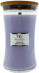 WoodWick aromātiska svece Lavender Spa, 609,5 g cena un informācija | Sveces un svečturi | 220.lv