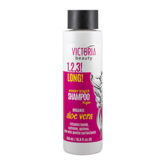 Victoria Beauty 1,2,3! Long! Matu augšanu veicinošs šampūns ar organisko alvejas ekstraktu, Bolīvijas kvinoju, 500ml cena un informācija | Šampūni | 220.lv
