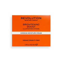 Revolution Skincare (Brightening Boost with Ginseng) 50 ml cena un informācija | Sejas krēmi | 220.lv
