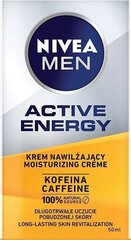 Увлажняющий крем для лица Nivea Men Active Energy, 50 мл цена и информация | Кремы для лица | 220.lv