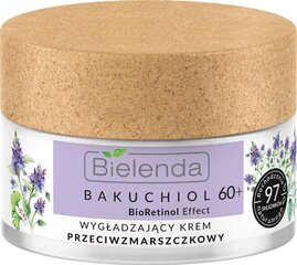 Pretgrumbu izlīdzinošs sejas krēms Bielenda Bakuchiol 60+ Smoothing Anti-Wrinkle Cream, 50 ml cena un informācija | Sejas krēmi | 220.lv