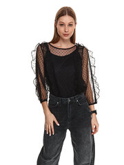 Женская блузка Top Secret SBD1270CA34, черная цена и информация | Женские блузки, рубашки | 220.lv