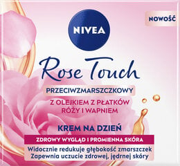 Увлажняющий дневной крем-гель с маслом лепестков розы и кальцием Nivea Rose Touch, 50 мл цена и информация | Наносите на чистую кожу лица. Подержите около 10-15 минут и смойте водой. | 220.lv