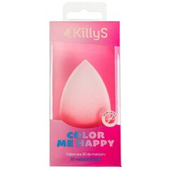 Губка для макияжа Killys 3D Me Happy 1, 1 шт. цена и информация | Кисти для макияжа, спонжи | 220.lv