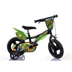 Velosipēds bērniem DINO T REX 12'',zaļš cena un informācija | Dino bikes Sports, tūrisms un atpūta | 220.lv