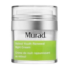 Nakts krēms pret grumbām Murad Resurgence Retinol Youth Renewal Night Cream, 50 ml cena un informācija | Sejas krēmi | 220.lv