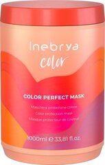 Krāsu aizsargājoša matu maska ​​Inebrya Color Perfect, 1000 ml cena un informācija | Matu kondicionieri, balzāmi | 220.lv