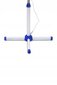 Uz grīdas stāvošs ventilators Blue Wind ar 4 lāpstiņām cena un informācija | Ventilatori | 220.lv