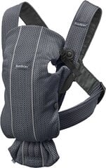 Babybjörn ķengursoma Baby Carrier Mini Mesh 3D, anthracite cena un informācija | Slingi, ķengursomas | 220.lv