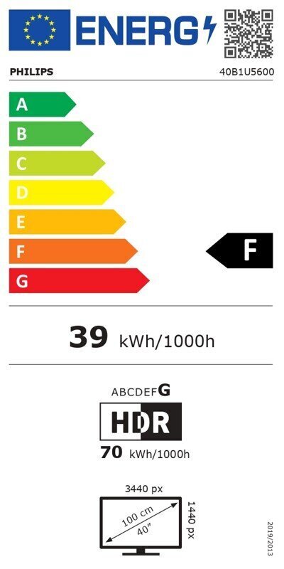 Philips 40B1U5600/00 цена и информация | Monitori | 220.lv