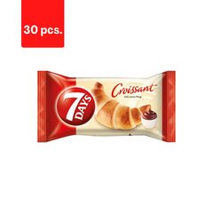 Круассан 7 Days, с начинкой какао, 60 г х 30 шт. цена и информация | Сладости | 220.lv