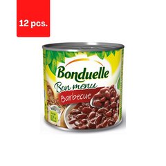 Sarkanās pupiņas bārbekjū mērcē Bonduelle, 430 g x 12 gab. cena un informācija | Konservēti produkti | 220.lv