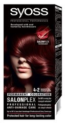 Syoss рисует крем для волос № 4-2 коричневый красное дерево, 3 упаковочного набора цена и информация | Краска для волос | 220.lv
