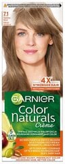 Matu krāsa Garnier Color Naturals 7, 1 blondo, 3 gab. cena un informācija | Matu krāsas | 220.lv