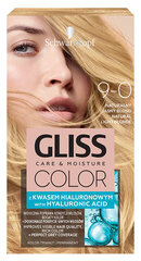 Gliss Color 9-0 краситель для волос натуральный очень легкий, 3 упаковочного набора цена и информация | Краска для волос | 220.lv