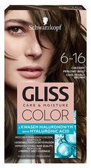 Gliss Color 6-16 Hair Paint Cold Pearl Brown, 3 упаковочного набора цена и информация | Краска для волос | 220.lv