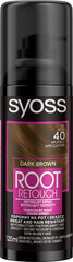 Syoss Root Retoucher Dark Brown, 3 gab. cena un informācija | Matu krāsas | 220.lv