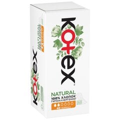 Kotex Natural Normal Liners, 40 %, 8 набор упаковки цена и информация | Тампоны, гигиенические прокладки для критических дней, ежедневные прокладки | 220.lv