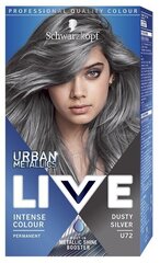 Matu krāsa Schwarzkopf Live Urban Metallics U72, 3 gab. cena un informācija | Matu krāsas | 220.lv