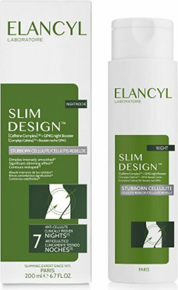 Nakts krēms Elancyl Slim Design Želeja 200 ml cena un informācija | Ķermeņa krēmi, losjoni | 220.lv