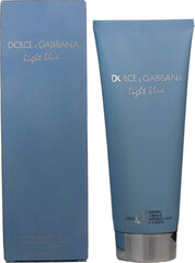 Ķermeņa krēms Dolce & Gabbana Light Blue Pour Femme 200 ml cena un informācija | Ķermeņa krēmi, losjoni | 220.lv