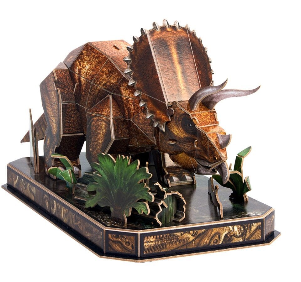 CUBIC FUN 3D Puzle Triceratopss цена и информация | Konstruktori | 220.lv