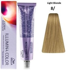 Noturīga Krāsa Illumina Wella Nº 8 (60 ml) cena un informācija | Matu krāsas | 220.lv