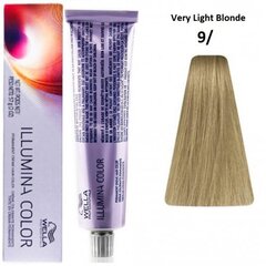 Постоянная краска Illumina Wella Nº 9 (60 ml) цена и информация | Краска для волос | 220.lv