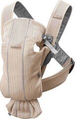 Babybjörn переноска Baby Carrier Mini Mesh 3D, pearly pink цена и информация | Слинги, эргорюкзаки | 220.lv