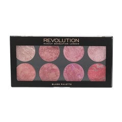 Makeup Revolution Blush Palette Blush Queen - Vaigu sārtumu palete 13 g cena un informācija | Bronzeri, vaigu sārtumi | 220.lv