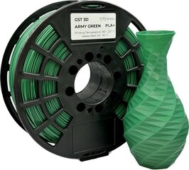 3D printēšanas materiāls GST 3D filament PLA+, Army green cena un informācija | Smart ierīces un piederumi | 220.lv