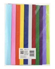 Декоративная папиросная бумага, микс., 50x75 см, 10 листов x 11 цветов цена и информация | Упаковочные материалы для подарков | 220.lv
