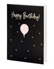 Открытка "Happy birthday 30" с булавкой, 10,5х14,8 см цена и информация | Конверты, открытки | 220.lv