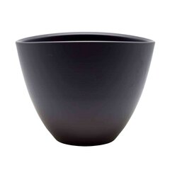 Keramikas puķu pods GABRIELLE 20x15 x 15(A) cm, melns cena un informācija | Puķu podi | 220.lv