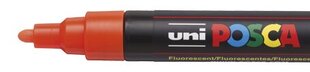 Маркер UNI Posca PC-5M флуоресцентный оранжевый(F4) цена и информация | Канцелярия | 220.lv