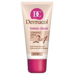 База под макияж Dermacol Toning Cream 2 in 1 Natural, 30 мл цена и информация | Пудры, базы под макияж | 220.lv