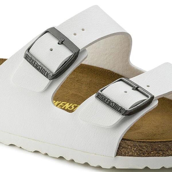 Arizona bf birkenstock sievietēm white 0552683 0552683 цена и информация | Iešļūcenes, čības sievietēm | 220.lv