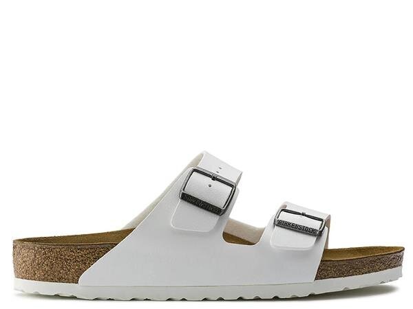 Arizona bf birkenstock sievietēm white 0552683 0552683 цена и информация | Iešļūcenes, čības sievietēm | 220.lv