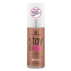 Šķidrais grima pamats Essence Stay All Day 16H N 50-soft caramel, 30 ml цена и информация | Пудры, базы под макияж | 220.lv