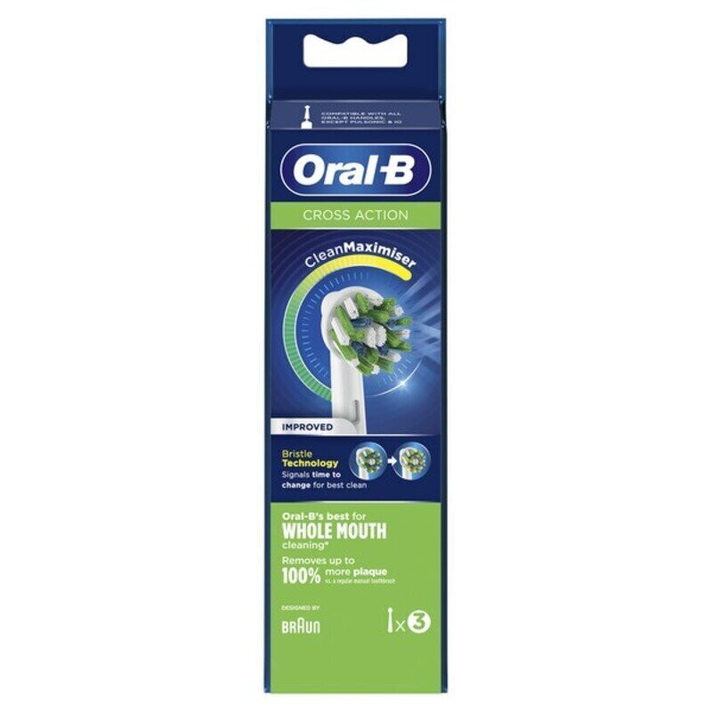 Oral-B EB 50-3 FFS Cross Action цена и информация | Uzgaļi elektriskajām zobu birstēm | 220.lv