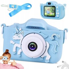 Bērnu kameras un spēļu fotoaparāts gumijas apvalkā cena un informācija | Rotaļlietas zēniem | 220.lv