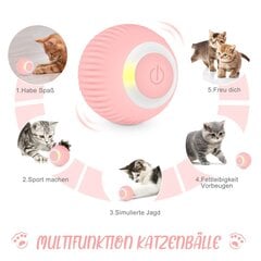 Interaktīvs paškustīgs kaķu rotaļlieta, rozā cena un informācija | Rotaļlietas kaķiem | 220.lv