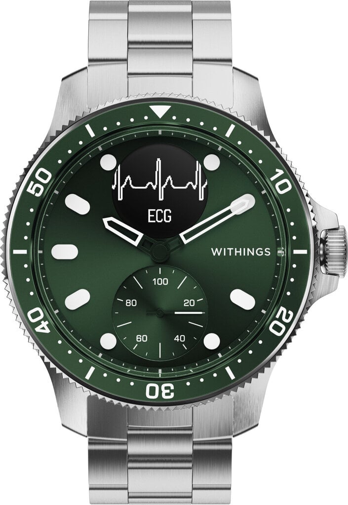 Withings ScanWatch Horizon Hybrid Green cena un informācija | Viedpulksteņi (smartwatch) | 220.lv
