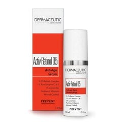 Pretnovecošanās serums normālai un jūtīgai ādai, Activ Retinol 0.5 cena un informācija | Serumi sejai, eļļas | 220.lv