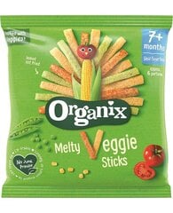 Organix Eco uzkodu dārzeņu nūjas 7 mēnešus, 15 g, 8 iepakojuma komplekts cena un informācija | Dzērieni, uzkodas bērniem | 220.lv