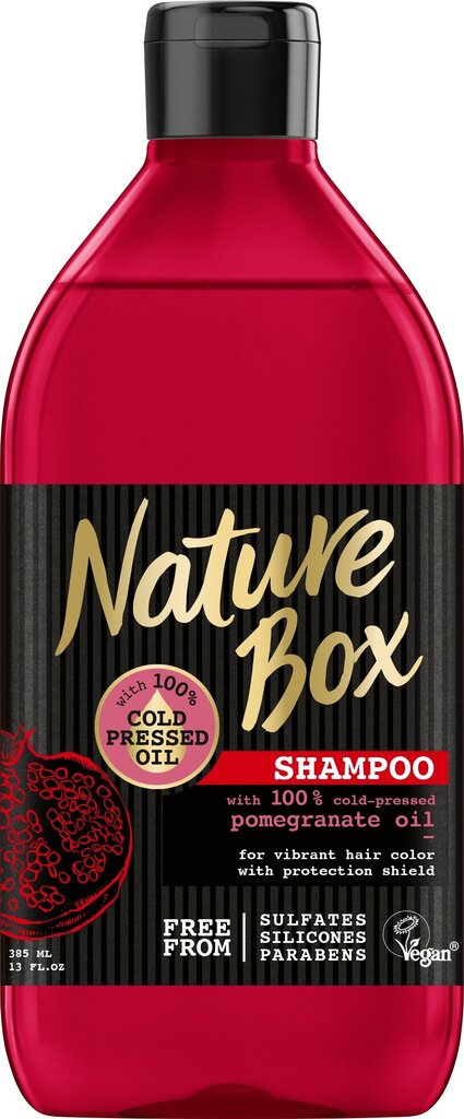 Nature Box šampūns Pomegranat, 385 ml, 3 iepakojuma komplekts cena un informācija | Šampūni | 220.lv
